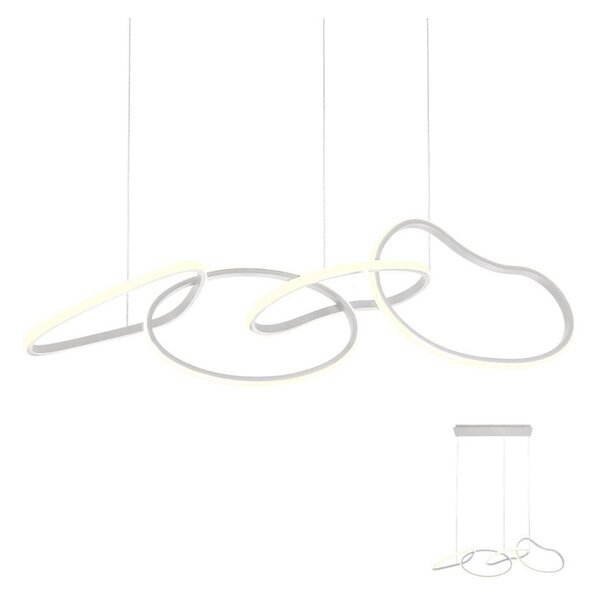 Redo 01-2594 - Lustră LED dimmabilă pe cablu BIAS LED/87,4W/230V 3000K albă