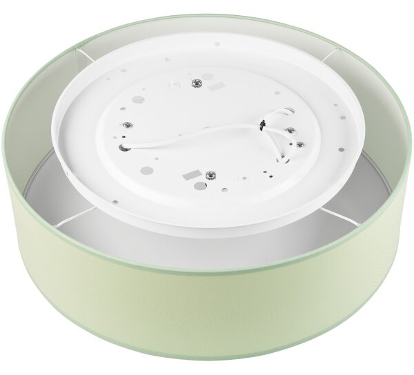 Plafonieră SIRJA PASTEL DOUBLE 4xE27/15W/230V d. 45 cm verde
