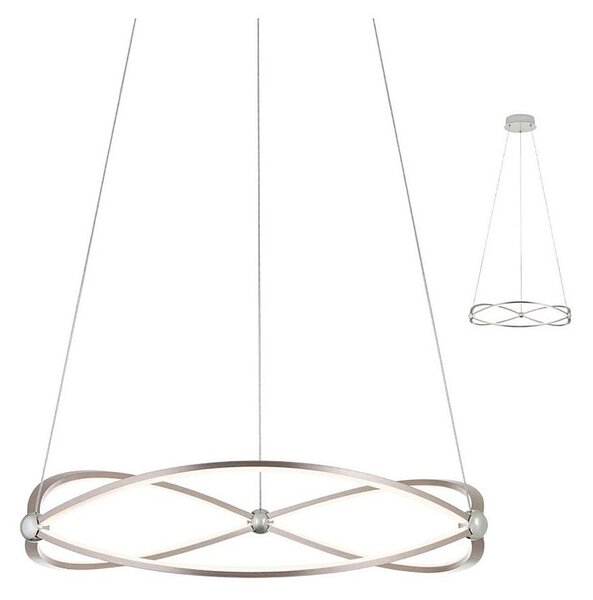 Lustră LED dimabilă pe cablu Redo 01-2251 QUARK LED/43W/230V 3000K crom