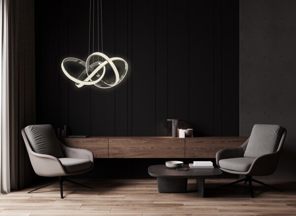 Lustră LED dimabilă pe cablu Wofi 6134-105L INDIGO LED/50W/230V
