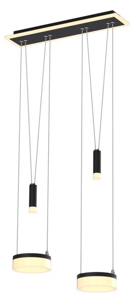 Lustră LED dimabilă pe cablu Wofi 6054-502 JESSE LED/21W/230V negru