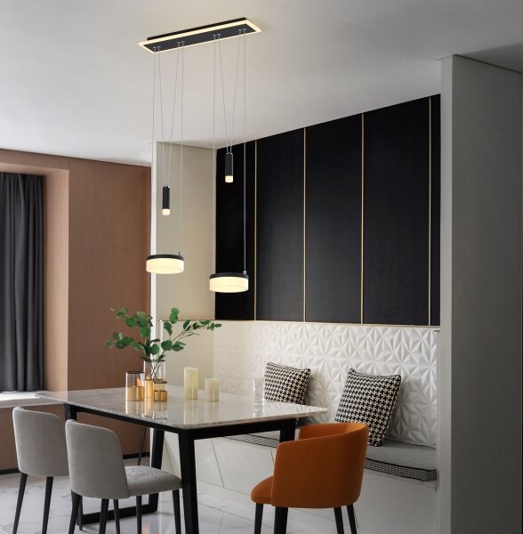 Lustră LED dimabilă pe cablu Wofi 6054-502 JESSE LED/21W/230V negru