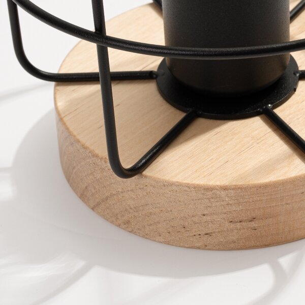 Lampă de masă Sollux SL.1265 GOTTO 1xE27/15W/230V negru