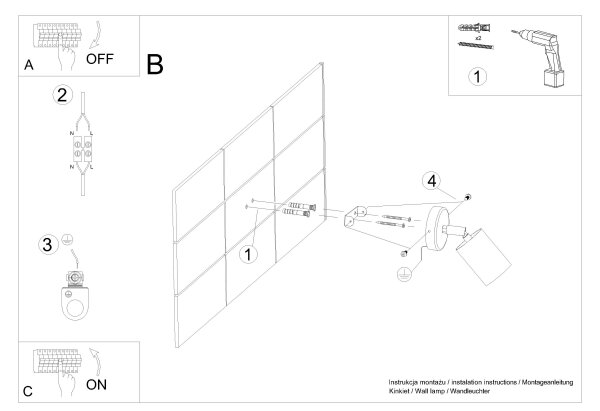 Spot de perete Sollux SL.1285 VERDO 1xGU10/10W/230V alb