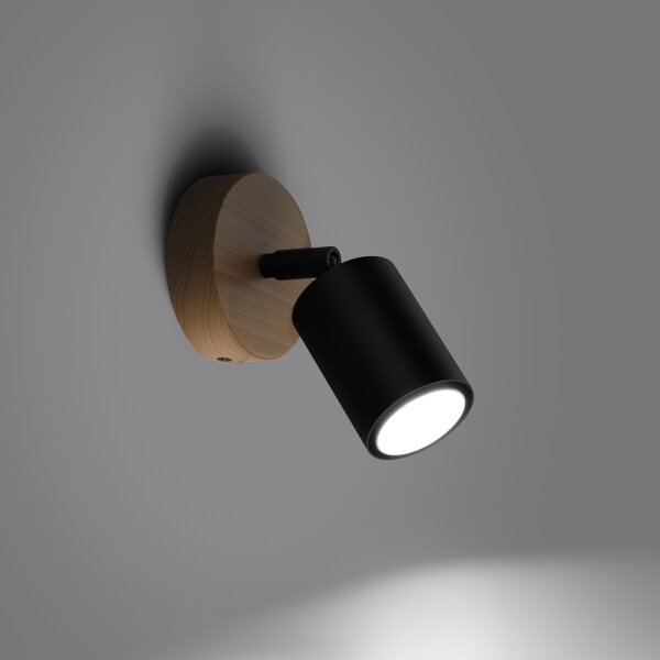 Spot Sollux SL.1290 VERDO 1xGU10/10W/230V negru