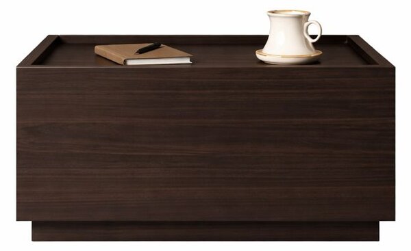 Noptiera lemn Blocka modulara 40x40x23.5 cm Black