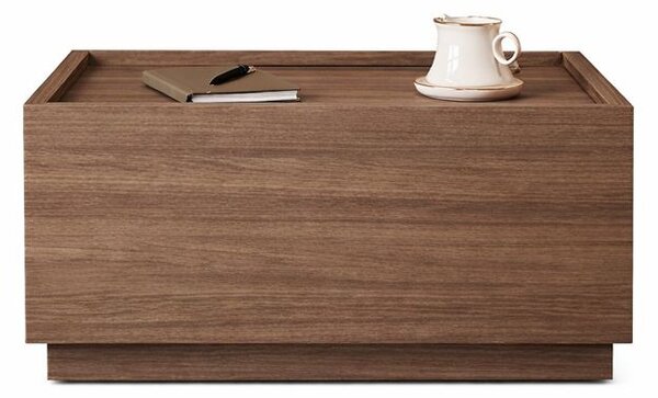 Noptiera lemn Blocka modulara 40x40x23.5 cm Walnut