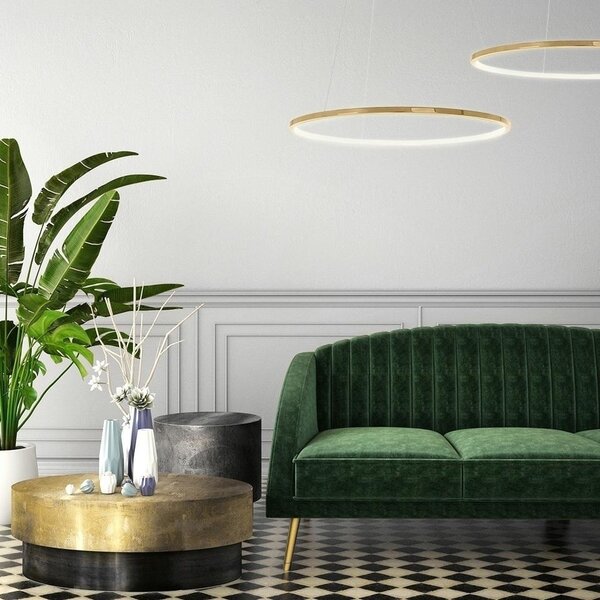 Moosee Ring Slim lampă suspendată 1x20 W auriu MSE1501100156 