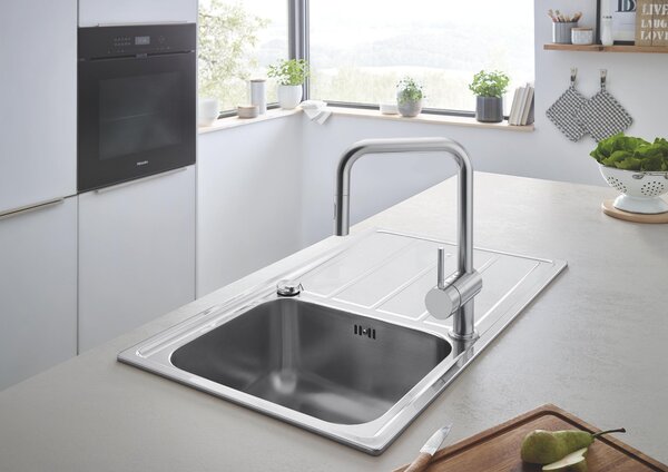 Grohe Minta baterie bucătărie pe picior SuperSteel 32322DC2