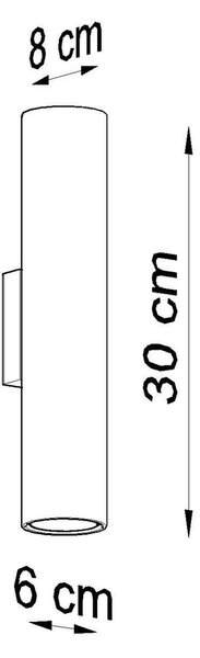 Sollux Lighting Lagos lampă de perete 2x10 W bej SL.2080