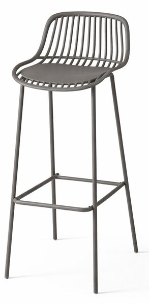 Scaun bar metalic Cyprus Grey