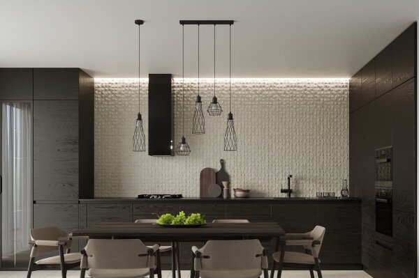 Lustră pe cablu Sollux SL.1165 SUBA 1xE27/15W/230V negru