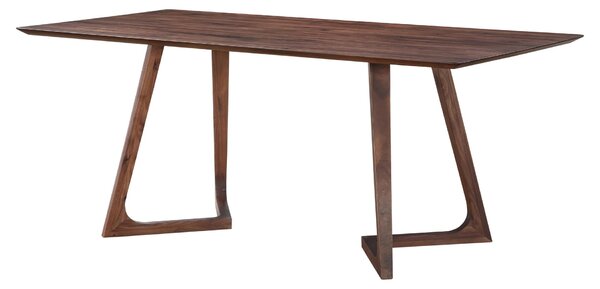 Masa dining dreptunghiulara TERRA Walnut 160x80x75 cm
