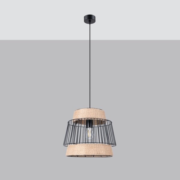 Lustră pe cablu Sollux SL.1253 BRILO 1xE27/15W/230V