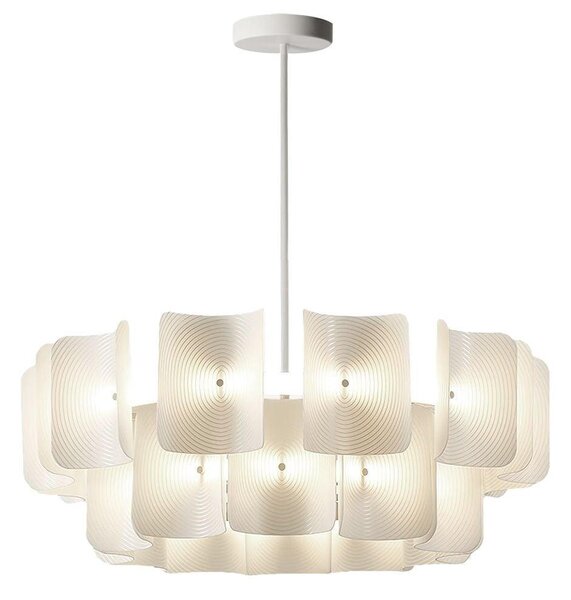 Lustra Japandi White 80x80x35 cm