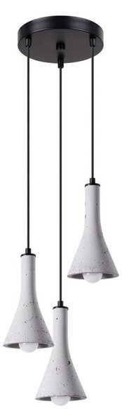 Lustră pe cablu Sollux SL.1226 REA 3xE14/12W/230V beton
