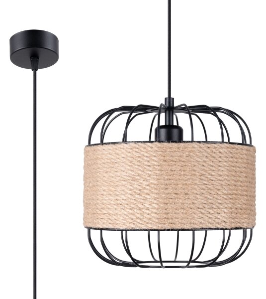 Lustră pe cablu Sollux SL.1252 FOST 1xE27/15W/230V