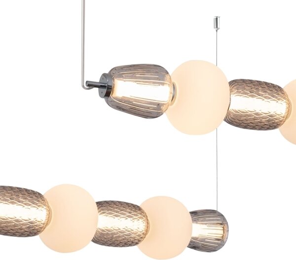 Lustră LED pe cablu CARO LED/42W/230V crom