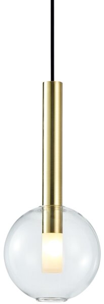 Lustră pe cablu NIKO 1xG9/9W/230V d. 15 cm auriu