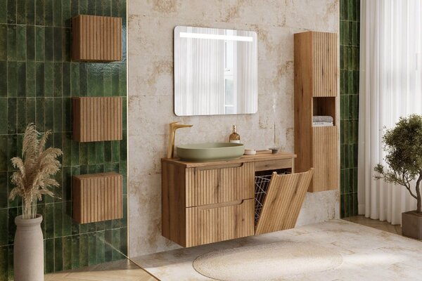 Comad Nova Coast Evoke dulap 50x39x57 cm sub chiuveta pe perete stejar NOVA COAST EVOKE 82-50-40-2S