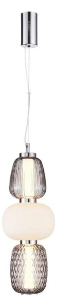 Lustră LED pe cablu CARO LED/28W/230V crom