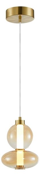 Lustră LED pe cablu DAPHNE LED/12W/230V auriu