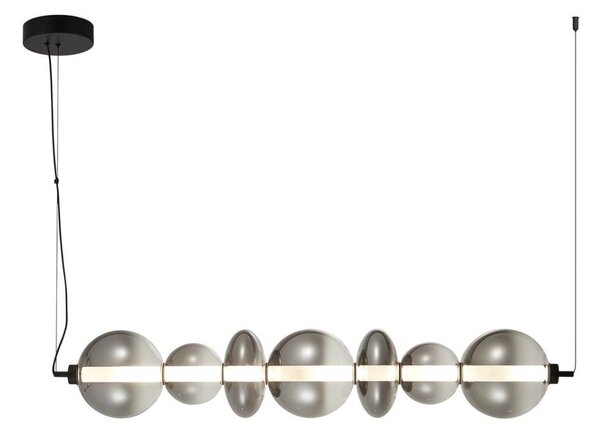 Lustră LED pe cablu DAPHNE LED/40W/230V gri