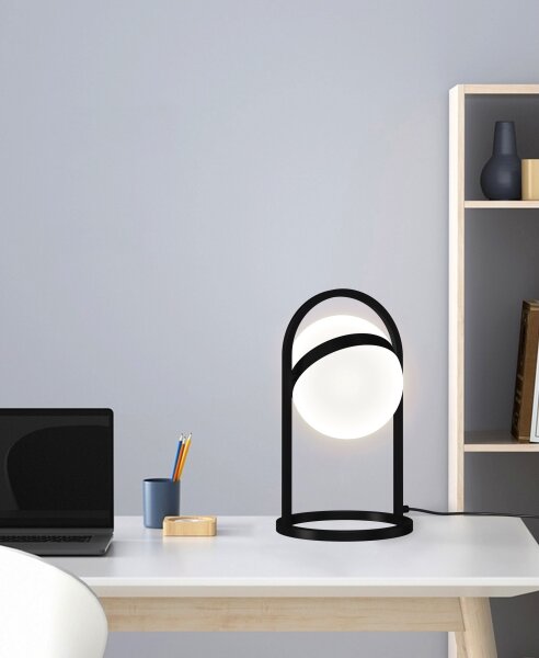 Lampă LED tactilă de masă Wofi 8046-102 AVIGNON LED/10,5W/230V negru