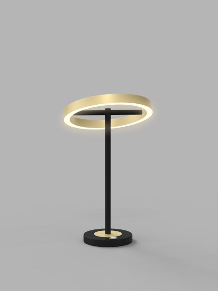 Lampă LED tactilă dimabilă Wofi 8016-104 BREST LED/10,5W/230V negru/auriu
