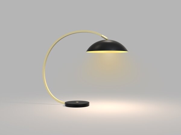 Lampă LED tactilă dimabilă Wofi 8001-104 ROSCOFF LED/10,5W/230V negru/auriu