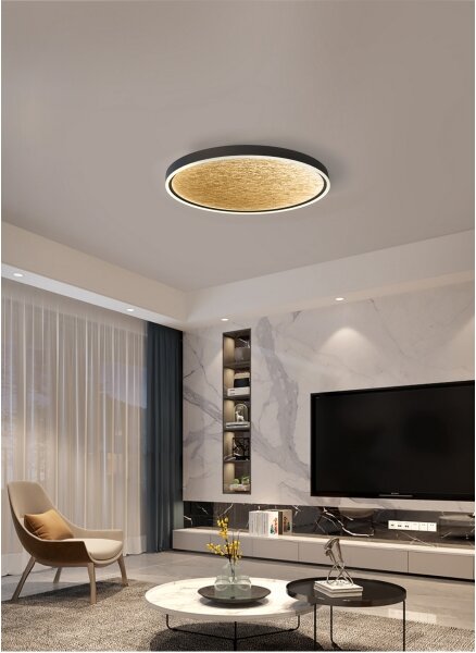 Plafonieră LED dimabilă Wofi 9002-104L BORDEAUX LED/60W/230V negru/auriu