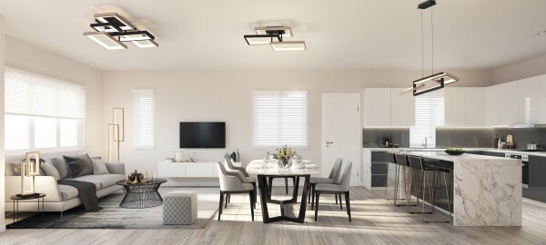 Wofi 9022-306S MATERA LED plafonieră dimabilă 40W 230V