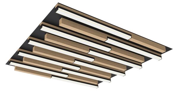 Wofi 9031-1006 - Plafonier LED dimabil PALERMO 40W 230V lem lemn