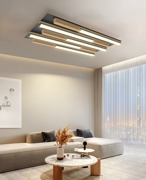 Wofi 9031-506S - LED plafonieră PALERMO dimabilă LED/34W/230V lemn