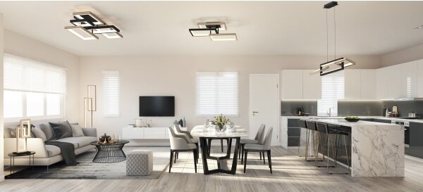 Wofi 9022-306M MATERA LED plafonieră dimabilă 37W 230V