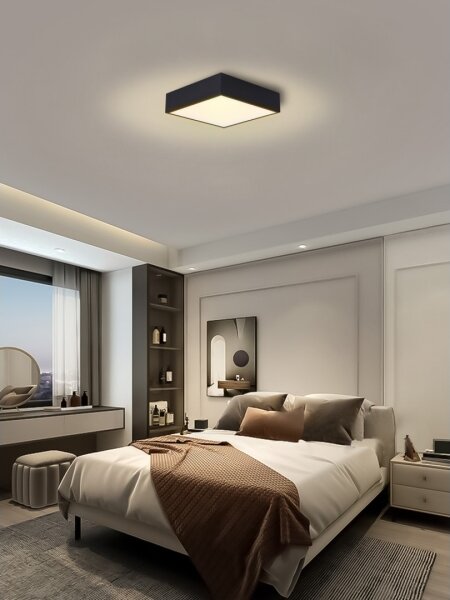 Plafonieră LED dimabilă Immax NEO 07237L CANTO 22W/230V negru Tuya + telecomandă