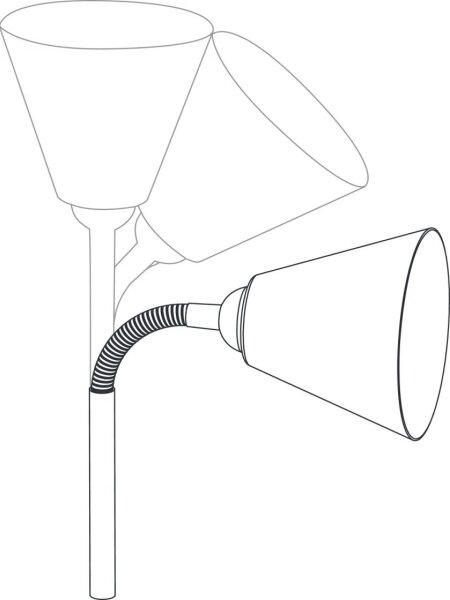 Lampă de perete 1xE14/20W JUNUS 230V Paulmann 95427