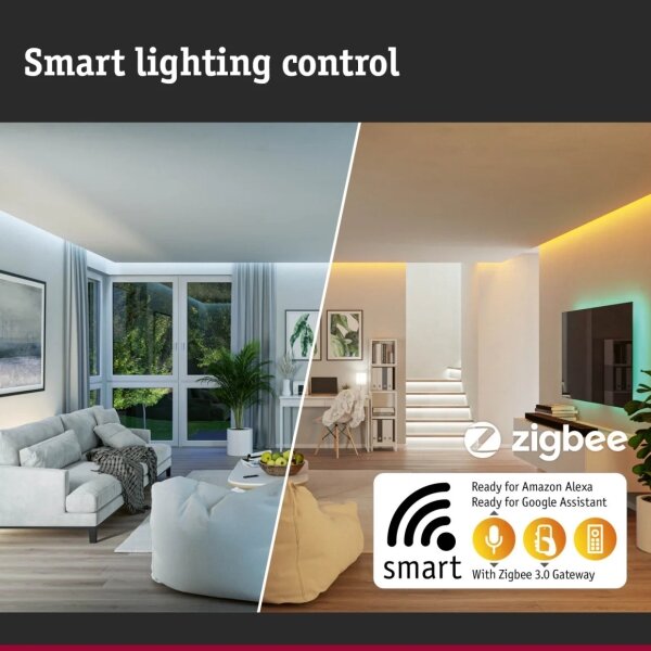 Paulmann 95386 - LED 15W IP44 SMART VELUNA lampa baie dimabilă 230V