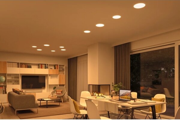 Paulmann 95386 - LED 15W IP44 SMART VELUNA lampa baie dimabilă 230V