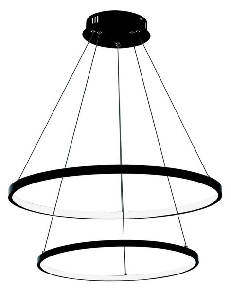 Lustră LED pe cablu LED/37W/230V 3000K negru