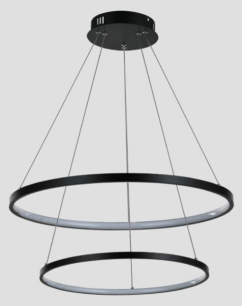 Lustră LED pe cablu LED/37W/230V 3000K negru