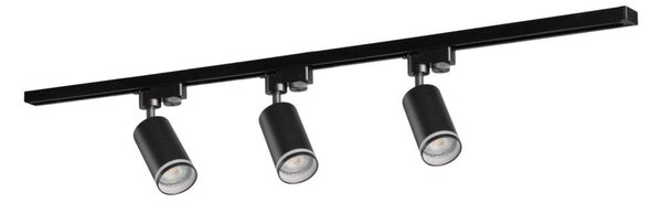 Spot pentru sistem de șină PARIS 3xGU10/10W/230V + 1 m sistem de șină