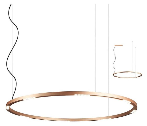 Lustră LED pe cablu UNION Redo 01-2209 LED/68W/230V 3000K d. 120 cm auriu