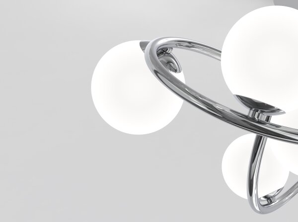Lustră LED aplicată NANCY Wofi 9014-807 8xG9/3,5W/230V crom lucios