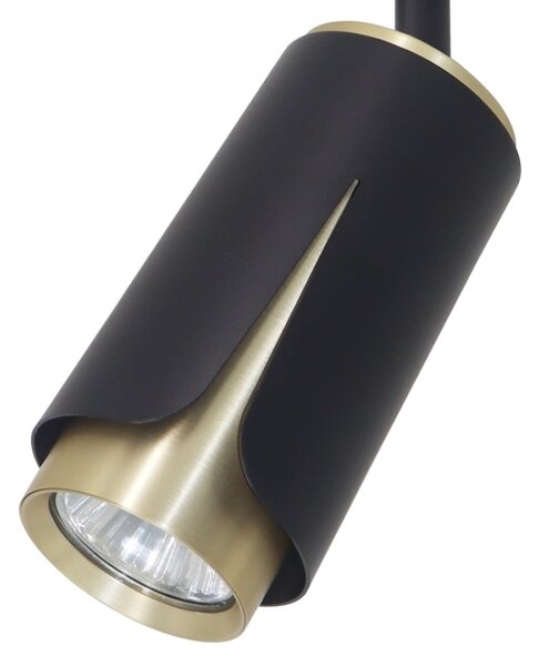 Spot pentru sistem de șină FLOWER 1xGU10/8W/230V negru