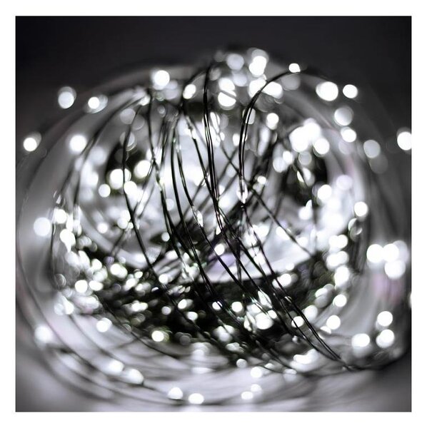 Instalație luminoasă LED de exterior pentru Crăciun, 1000xLED/230V, 8 funcții, 53 m, IP44, alb rece + telecomandă