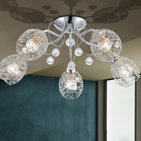 Globo Lighting Kordula lampă suspendată 5x40 W crom 56689-5