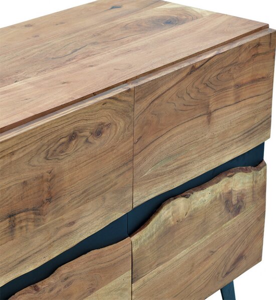 Bufet Imena Walnut 148x43.5x86 cm