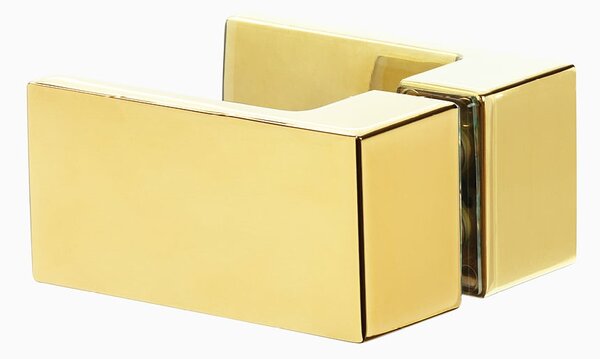 New Trendy Avexa Gold Shine cabină de duș 100x80 cm dreptunghiular auriu luciu/sticlă transparentă EXK-1651