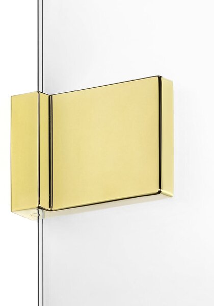 New Trendy Avexa Gold Shine cabină de duș 100x80 cm dreptunghiular auriu luciu/sticlă transparentă EXK-1651